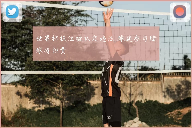 世界杯投注被认定违法 球迷参与赌球将担责